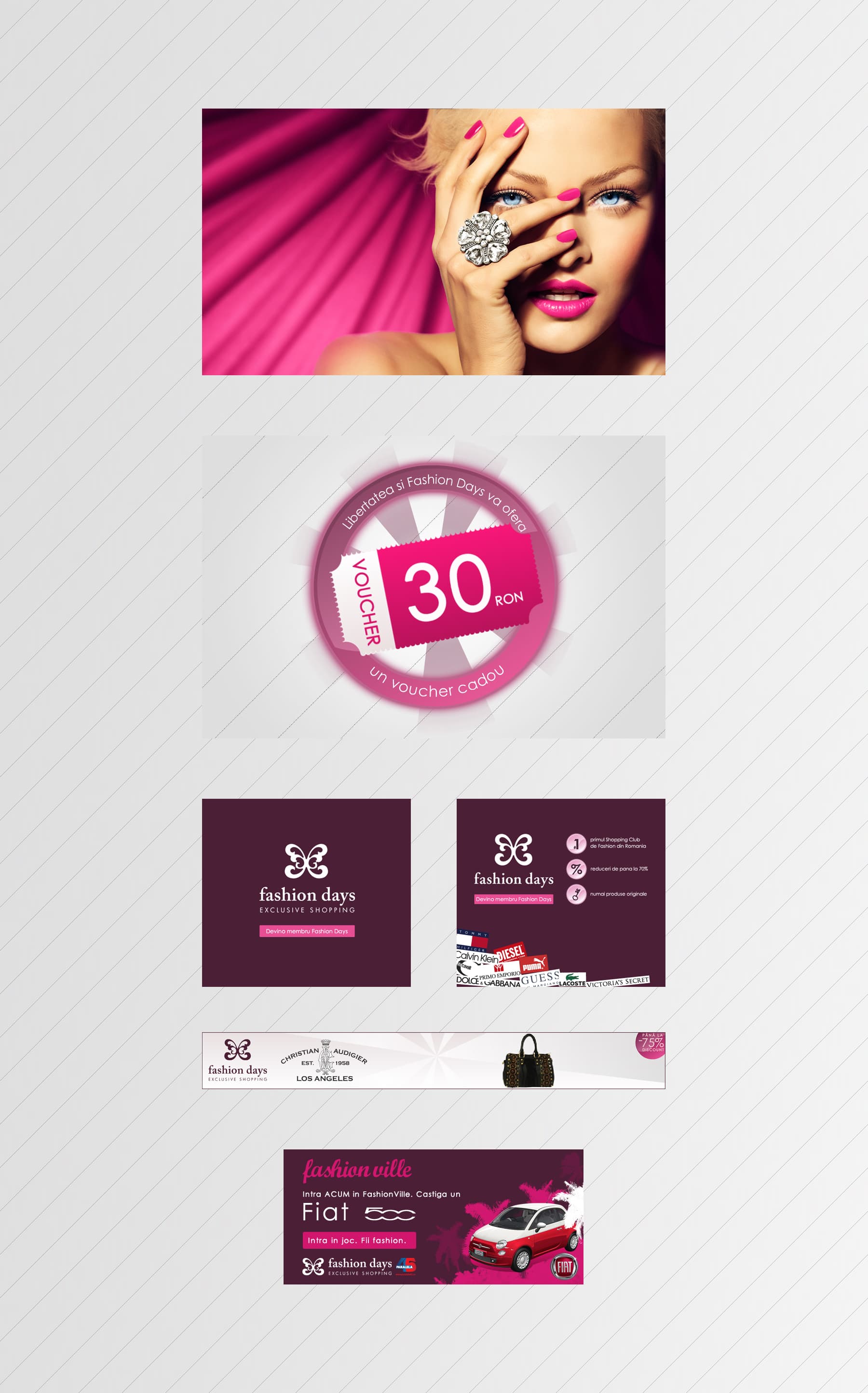 Fashion Days — Flash Banners — Grafikdesign & Motion Graphics project by Level UI for Fashion Days Shopping (eMAG)